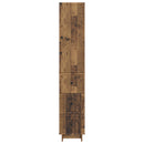 vidaXL Szekrény szett 2 pcs Antik Fa 33 x 34,5 x 90 cm Szerelt Fa
