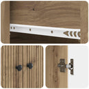 vidaXL Szekrény szett 2 pcs 66 x 34,5 x 90 cm Szerelt Fa