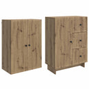 vidaXL Szekrény szett 2 pcs 66 x 34,5 x 90 cm Szerelt Fa
