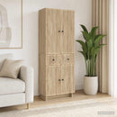 vidaXL Szekrény szett 2 pcs 66 x 34,5 x 90 cm Szerelt Fa