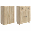 vidaXL Szekrény szett 2 pcs 66 x 34,5 x 90 cm Szerelt Fa