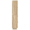 vidaXL Szekrény szett 2 pcs 66 x 34,5 x 90 cm Szerelt Fa