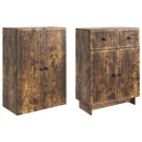 vidaXL Szekrény szett 2 pcs 66 x 34,5 x 90 cm Szerelt Fa