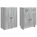 vidaXL Szekrény szett 2 pcs 66 x 34,5 x 90 cm Szerelt Fa