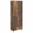 vidaXL Szekrény szett 2 pcs 66 x 34,5 x 95 cm Szerelt Fa
