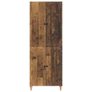 vidaXL Szekrény szett 2 pcs 66 x 34,5 x 90 cm Szerelt Fa