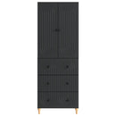 vidaXL Szekrény szett 2 pcs 66 x 34,5 x 90 cm Szerelt Fa