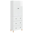 vidaXL Szekrény szett 2 pcs 66 x 34,5 x 90 cm Szerelt Fa