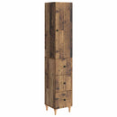 vidaXL Szekrény szett 2 pcs 33 x 34,5 x 90 cm Szerelt Fa