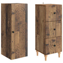 vidaXL Szekrény szett 2 pcs 33 x 34,5 x 90 cm Szerelt Fa
