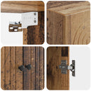 vidaXL Szekrény szett 2 pcs 66 x 34,5 x 90 cm Szerelt Fa