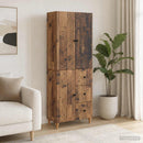 vidaXL Szekrény szett 2 pcs 66 x 34,5 x 90 cm Szerelt Fa