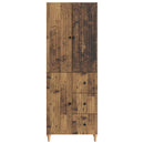 vidaXL Szekrény szett 2 pcs 66 x 34,5 x 90 cm Szerelt Fa