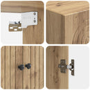 vidaXL Szekrény szett 2 pcs 66 x 34,5 x 90 cm Szerelt Fa