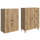 vidaXL Szekrény szett 2 pcs 66 x 34,5 x 90 cm Szerelt Fa