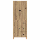 vidaXL Szekrény szett 2 pcs 66 x 34,5 x 90 cm Szerelt Fa