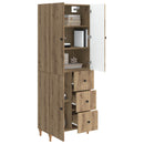 vidaXL Szekrény szett 2 pcs 66 x 34,5 x 90 cm Szerelt Fa