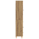 vidaXL Szekrény szett 2 pcs 66 x 34,5 x 90 cm Szerelt Fa