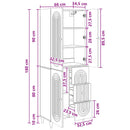 vidaXL Szekrény szett 2 pcs 66 x 34,5 x 90 cm Szerelt Fa