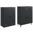 vidaXL Szekrény szett 2 pcs 66 x 34,5 x 90 cm Szerelt Fa