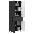 vidaXL Szekrény szett 2 pcs 66 x 34,5 x 90 cm Szerelt Fa