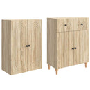 vidaXL Szekrény szett 2 pcs 66 x 34,5 x 90 cm Szerelt Fa