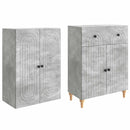 vidaXL Szekrény szett 2 pcs 66 x 34,5 x 90 cm Szerelt Fa