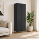 vidaXL Szekrény szett 2 pcs 66 x 34,5 x 90 cm Szerelt Fa