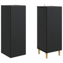 vidaXL Szekrény szett 2 pcs 33 x 34,5 x 90 cm Szerelt Fa