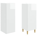 vidaXL Szekrény szett 2 pcs 33 x 34,5 x 90 cm Szerelt Fa