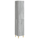 vidaXL Szekrény szett 2 pcs 33 x 34,5 x 90 cm Szerelt Fa