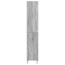 vidaXL Szekrény szett 2 pcs 33 x 34,5 x 90 cm Szerelt Fa