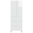 vidaXL Szekrény szett 2 pcs 66 x 34,5 x 90 cm Szerelt Fa