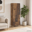 vidaXL Szekrény szett 2 pcs 66 x 34,5 x 90 cm Szerelt Fa