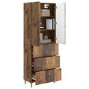 vidaXL Szekrény szett 2 pcs 66 x 34,5 x 90 cm Szerelt Fa
