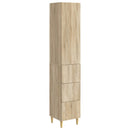 vidaXL Szekrény szett 2 pcs 33 x 34,5 x 90 cm Szerelt Fa