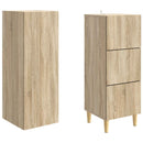 vidaXL Szekrény szett 2 pcs 33 x 34,5 x 90 cm Szerelt Fa