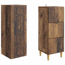 vidaXL Szekrény szett 2 pcs 33 x 34,5 x 90 cm Szerelt Fa