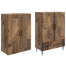vidaXL Szekrény szett 2 pcs 66 x 34,5 x 95 cm Szerelt Fa