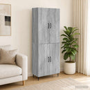 vidaXL Szekrény szett 2 pcs Szürke Sonoma 66 x 34,5 x 89,5 cm