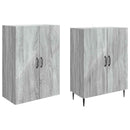 vidaXL Szekrény szett 2 pcs Szürke Sonoma 66 x 34,5 x 89,5 cm