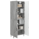 vidaXL Szekrény szett 2 pcs Szürke Sonoma 66 x 34,5 x 89,5 cm