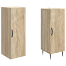 vidaXL Szekrény szett 2 pcs Sonoma Tölgy 33 x 34,5 x 89,5 cm