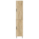 vidaXL Szekrény szett 2 pcs Sonoma Tölgy 33 x 34,5 x 89,5 cm