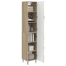 vidaXL Szekrény szett 2 pcs Sonoma Tölgy 33 x 34,5 x 89,5 cm