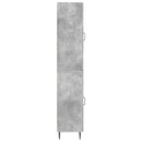 vidaXL Szekrény szett 2 pcs Betonszürke 33 x 34,5 x 89,5 cm Szerelt Fa