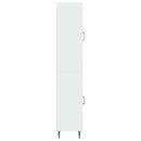vidaXL Szekrény szett 2 pcs Magasfényű Fehér 33 x 34,5 x 89,5 cm