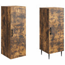 vidaXL Szekrény szett 2 pcs Füstös Tölgy 33 x 34,5 x 89,5 cm
