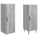 vidaXL Szekrény szett 2 pcs Szürke Sonoma 33 x 34,5 x 89,5 cm