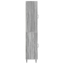 vidaXL Szekrény szett 2 pcs Szürke Sonoma 33 x 34,5 x 89,5 cm